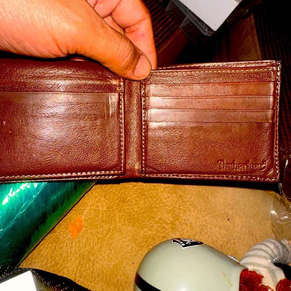 Men’s Timberland brown leather wallet